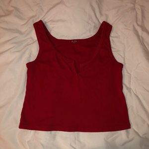 Brandy Melville red tank top
